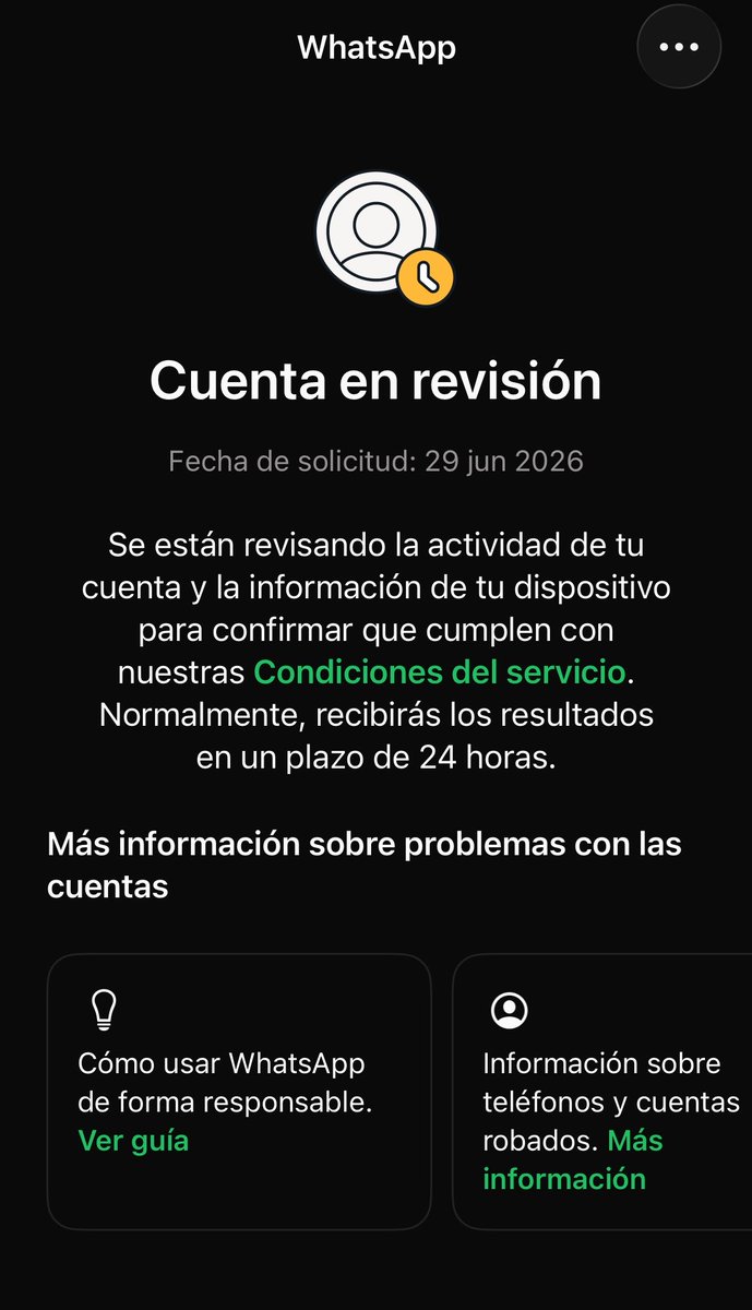 pabexpo's tweet photo. @WhatsApp me han hecho esto 3 veces en menos de un mes ya déjenme tranquilo https://t.co/F151kyf5cn