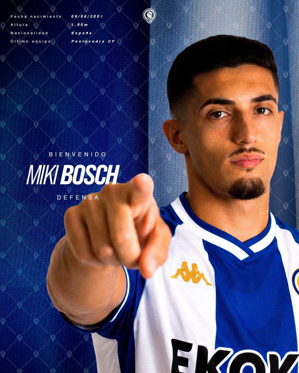 Talent_Valencia's tweet photo. 🆕 Miki Bosch fitxa per l'Hèrcules
El defensa d'Alginet, provinent de Pontevedra i ex del València i Alzira arriba per a reforçar la defensa alacantina https://t.co/eMy9mKlgbz