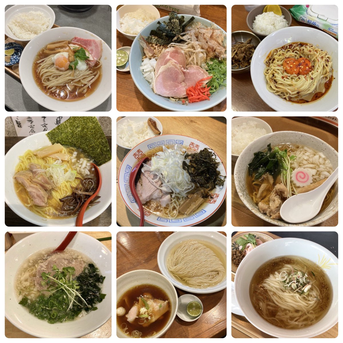 goose_306's tweet photo. 6月の麺たち。 https://t.co/d7QemvDKtA