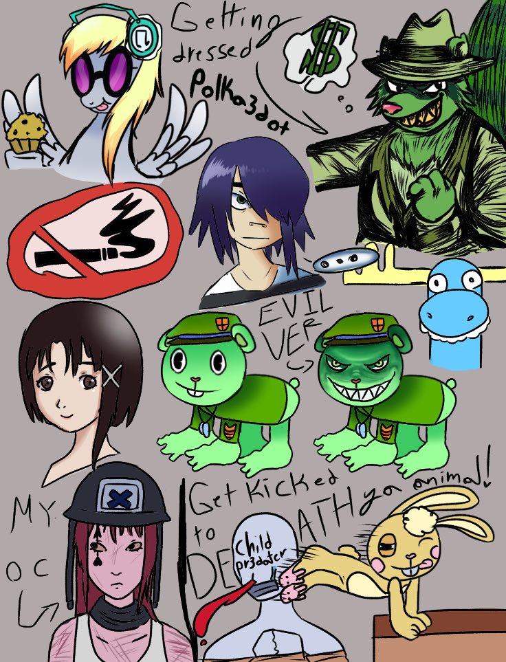 Polka3dot's tweet photo. Sloppppp
#mlpderpy #mlp #gorillaz #Gorillaznoodle #htf #htfflippy #htfshifty #htfcuddles #htflumpy #serialexperimentallain #oc #art https://t.co/th3zcPPtMk