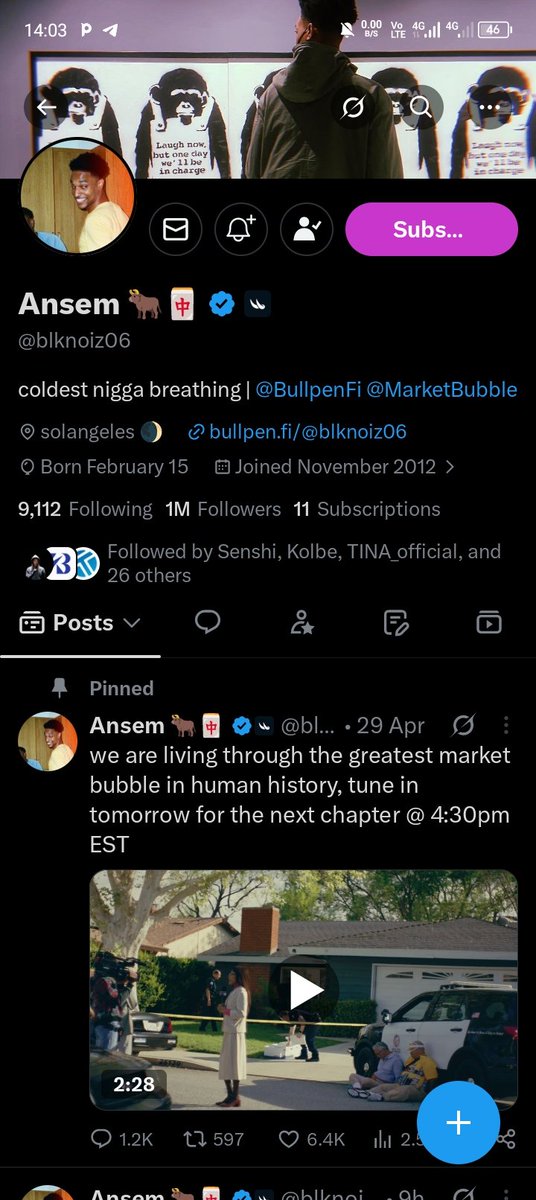 Steadygrinder1's tweet photo. @thisisnosaa @blknoiz06 Done✅ 

8vr4kvSW7Zn87b8WprQdSKsWTrTJGq9QV6uR913tqhdt https://t.co/1etLATKDJo