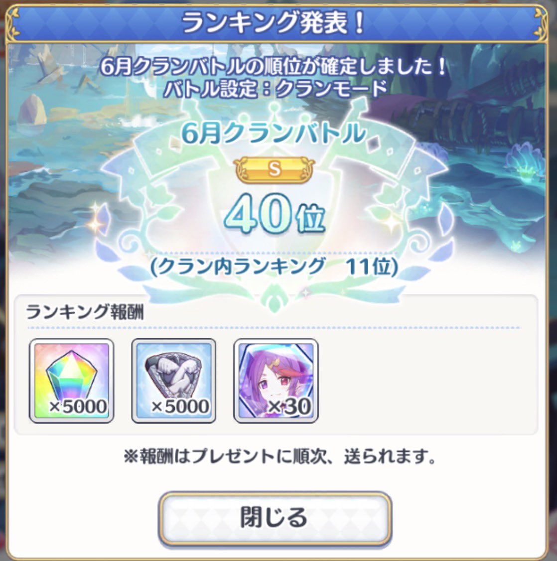 ota_con_'s tweet photo. クラバトお疲れ様でした🍵
今月のクラバトでまたアレルギーが増えました😡今月で3ボスゴーレム君は出禁になりました🤗これを続けていく事によって
しゃちの皆が目押し通りやすくなるし目押しの練度も上がっていくし＋にしかならないですね😙来月も頑張りましょう😌 https://t.co/DuICUpXNS8