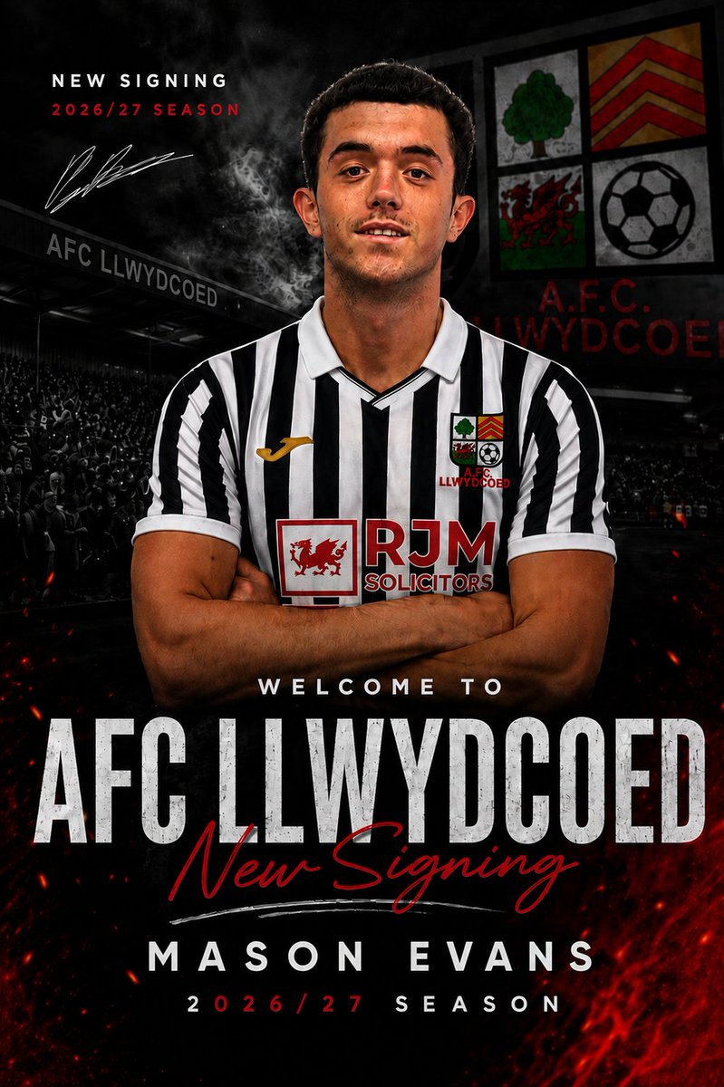 afc_llwydcoed's tweet photo. ✨ SIGNED! ✍️

Mason Evans joins AFC Llwydcoed!
 
We’ve landed the People’s Puskas Award winner! 🏆⚽

Building on from the last few days. 

What a capture for the club!
 
Welcome to Coed, Mason! ⚫⚪⚽
 
#AFCLlwydcoed #MasonEvans #NewSigning https://t.co/FGBLJUffXm