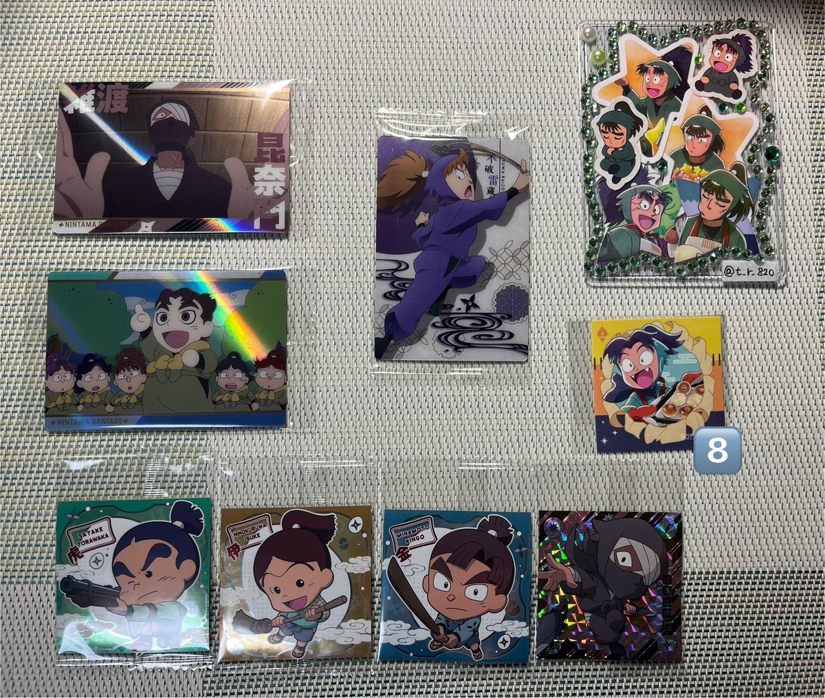 t_r_820's tweet photo. 【交換】忍たま乱太郎 にふぉるめーしょん　シールウエハース ラスク

譲：画像参照

求：各100円

画像1の上段は画像3から２枚、
中.下段は画像3から１枚ご一緒にお迎えください
（画像３無くなり次第画像2）

⚪︎画像2.3は単体譲渡可能

郵送不可.手渡しのみ
大阪なんば 7/5.18
京都駅　日程要相談 https://t.co/O7NQi1imTW