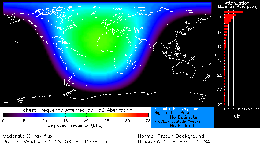GalileoAlmeria's tweet photo. ⚡ Alerta Solar Clase >M5. Impacto moderado en comunicaciones de radio.
Degradación en bandas bajas (40/80m). Posibles desvanecimientos en contactos DX.
Monitoreo @StarlitProject #DX #HamRadio #RadioHam #SpaceWeather https://t.co/NplZqY6JNW
