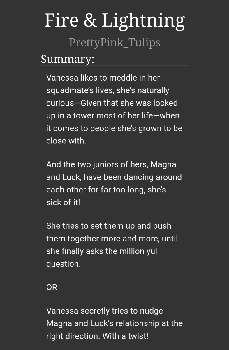 Klaire430_'s tweet photo. Hi guys go check out my uhmmm ongoing #magluck fic thanks
https://t.co/pSwwiioWxa https://t.co/L4SmK4ob8C