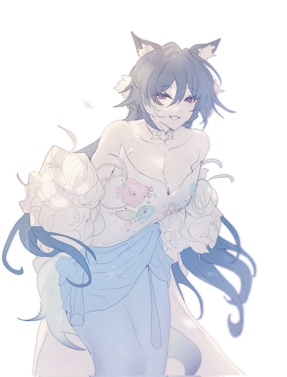 yukonging's tweet photo. also just yukong in this dress because i think it is very pretty and i think she is very pretty too #ilovemywife
 (@/x8g1RHdT) https://t.co/8y9elA73oV