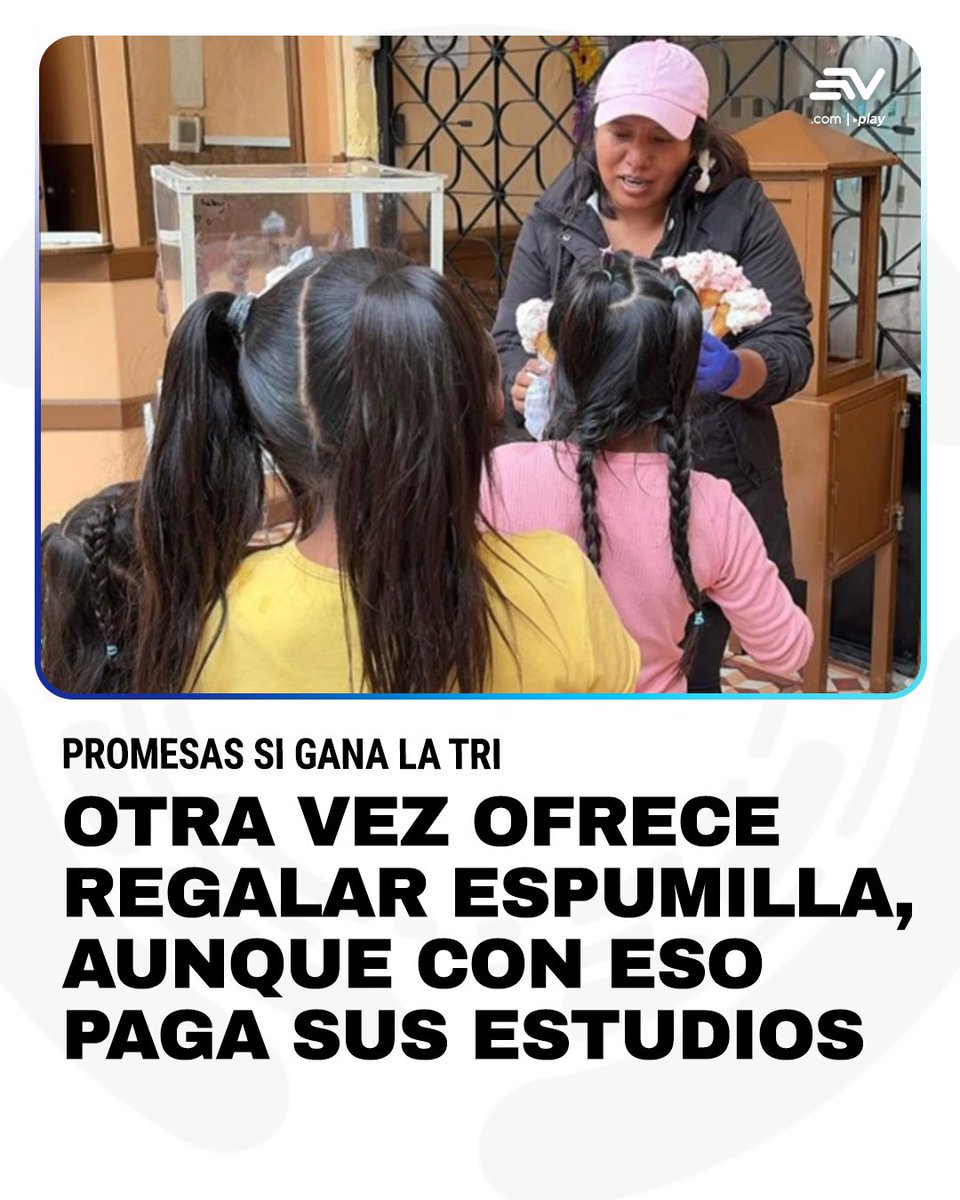 EcuavisaInforma's tweet photo. 🥹 💖Conozca la conmovedora historia de Alexandra Velásquez, la comerciante que regaló 130 espumillas en Cuenca para celebrar el triunfo de Ecuador ante Alemania. Ahora, planifica regalar más de su producto si la Tricolor elimina a México. ▶️  https://t.co/CwZ3PGmY9S https://t.co/MDAwu6ougH