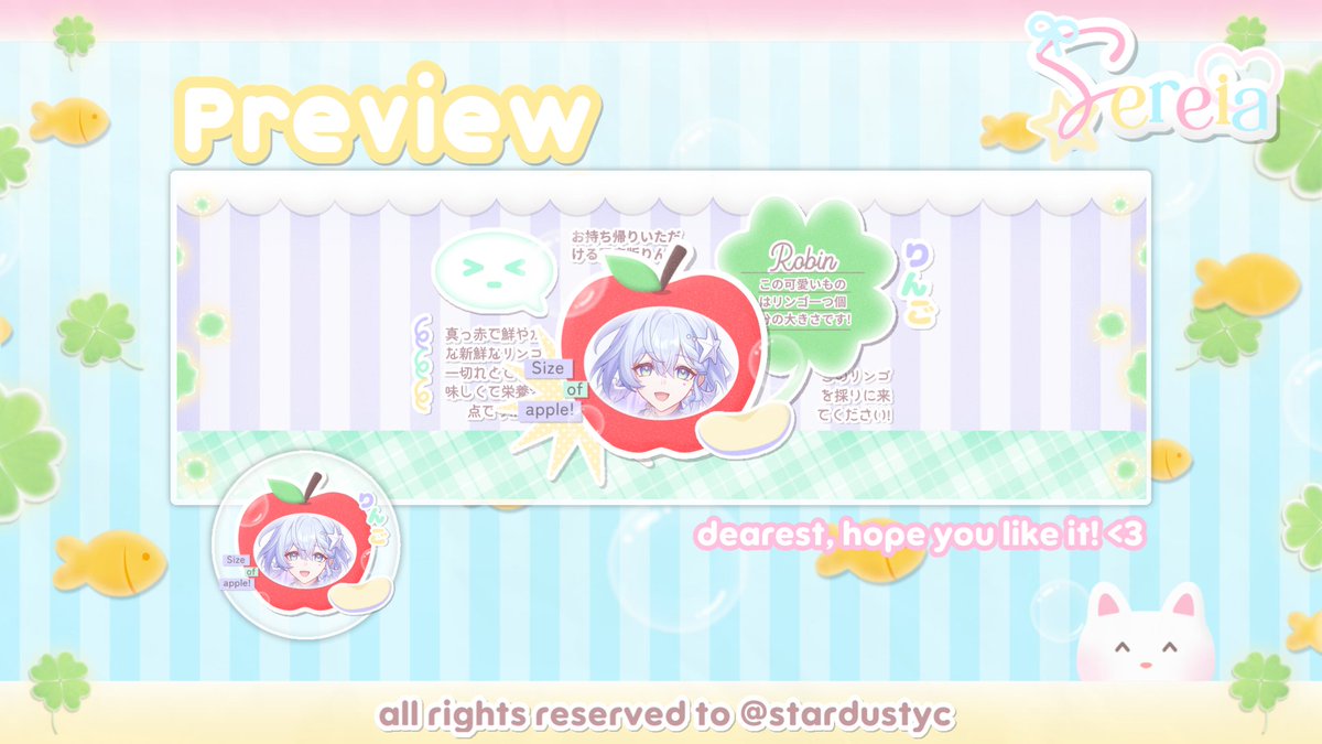 stardustyc's tweet photo. Any kind of interactions will be very appreciated! 🏖☀🫧

Halooo semuanyaaa, serei ada layout ready stock Robin sp dan Aventurine sp yang bisa dibawa pulangg sekarangg lewat DM. Untuk pricinya ada di altt yaap! >____O 🩷

t. #bealanja https://t.co/R3I96yHrjD
