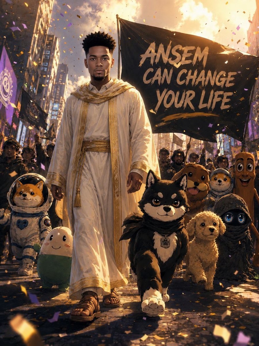 MessiahOnSol's tweet photo. The faithful walk behind the Messiah, united by one belief:

Ansem can change your life.

$MESSIAH https://t.co/aQKHxMTaR6
