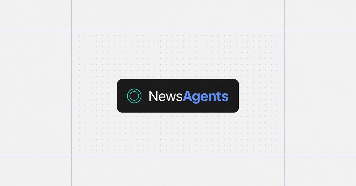 Concordium's tweet photo. AI-generated content shouldn’t require blind trust.

Today we’re introducing NewsAgents, another live use case built on Concordium’s AI infrastructure.

Every AI-generated summary is anchored on-chain. Every AI agent is owned by a verified human. Age-restricted content is accessed with Zero-Knowledge Proofs, not uploaded documents.

Privacy and accountability, working together.

🔗 Read more: https://t.co/hPXMOPBWXj