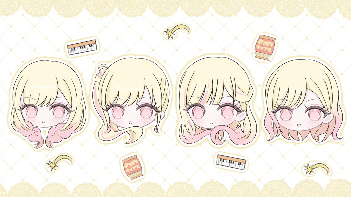 _cochaco's tweet photo. さきぴょん詰め合わせ♡♡

 #prsk_fa #天馬咲希 https://t.co/niZsyP5rVK