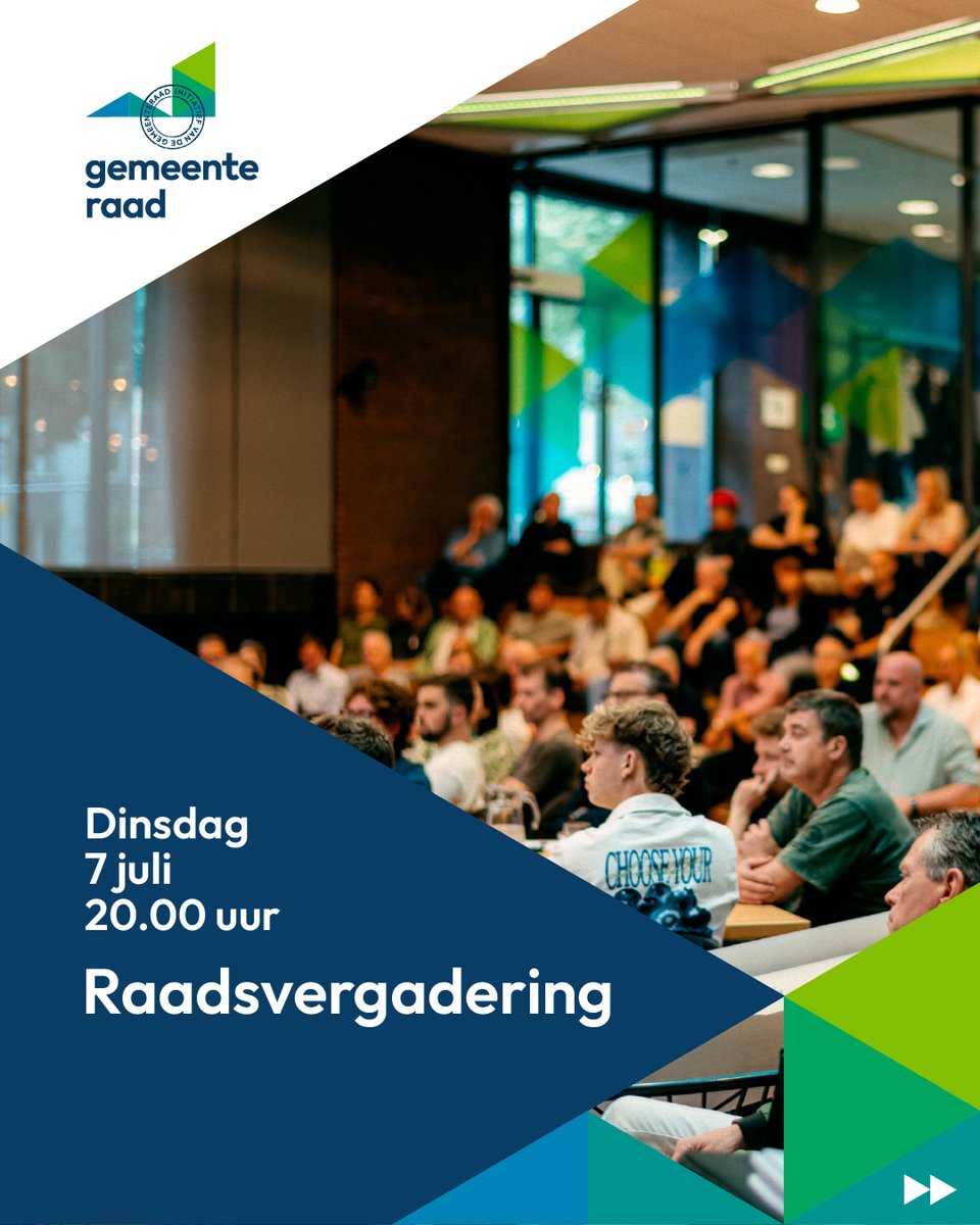 RaadHadM's tweet photo. 𝗥𝗔𝗔𝗗𝗦𝗩𝗘𝗥𝗚𝗔𝗗𝗘𝗥𝗜𝗡𝗚
Op dinsdag 7 juli komt de gemeenteraad bij elkaar voor een besluitvormende raadsvergadering 🧾. 

Bekijk de volledige agenda op: https://t.co/qXNjuRnxqx https://t.co/rUnTrZFYv8
