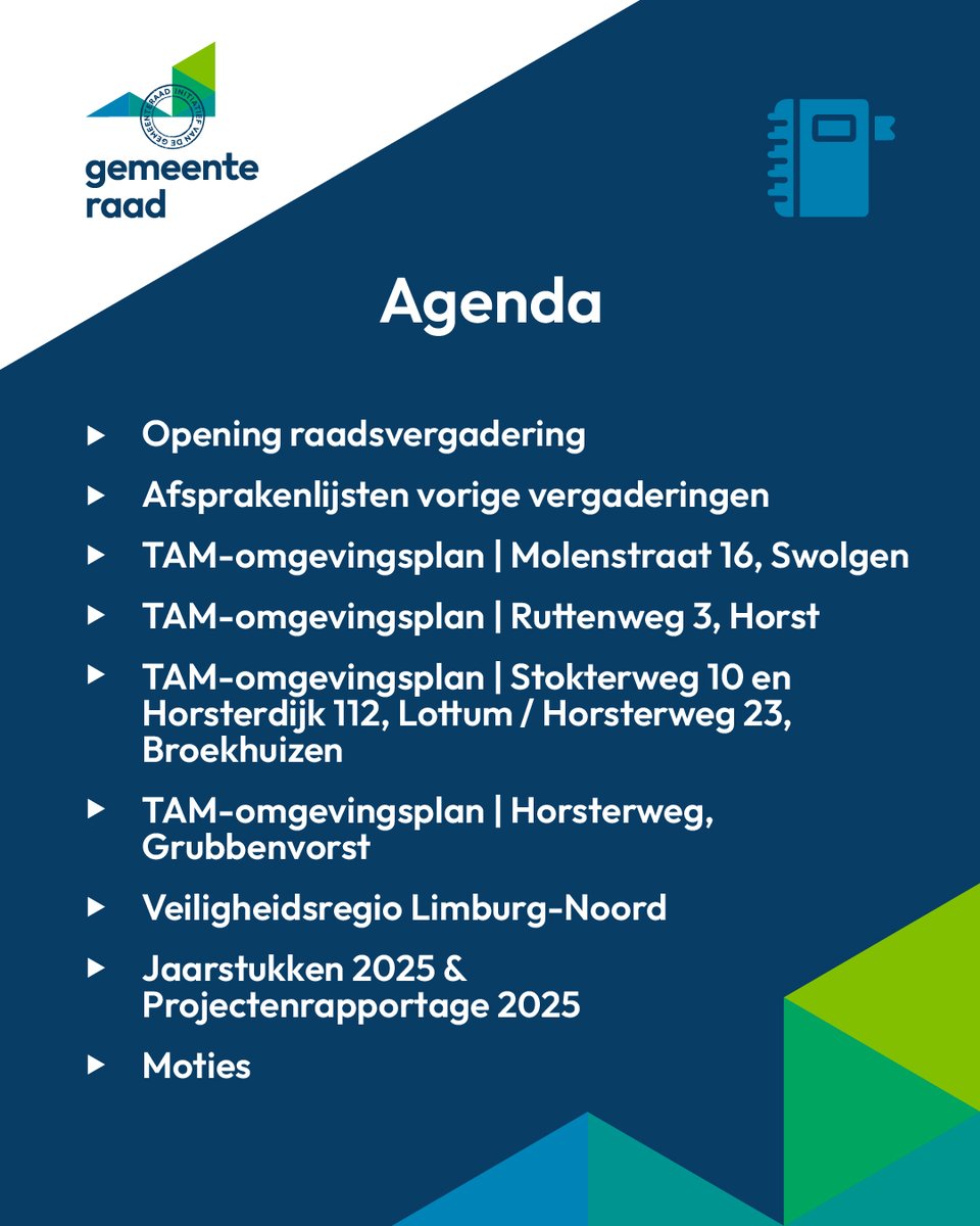 RaadHadM's tweet photo. 𝗥𝗔𝗔𝗗𝗦𝗩𝗘𝗥𝗚𝗔𝗗𝗘𝗥𝗜𝗡𝗚
Op dinsdag 7 juli komt de gemeenteraad bij elkaar voor een besluitvormende raadsvergadering 🧾. 

Bekijk de volledige agenda op: https://t.co/qXNjuRnxqx https://t.co/rUnTrZFYv8