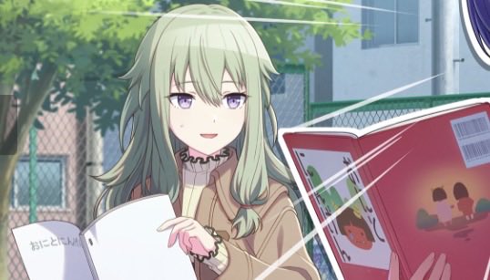 ssruis's tweet photo. I like the genre of nene cameo that is just her standing there it reminds me of seeing some sort of bug or small critter perched precariously upon a branch. My favorite animals. the kusanagi https://t.co/0bvpIm3WDQ
