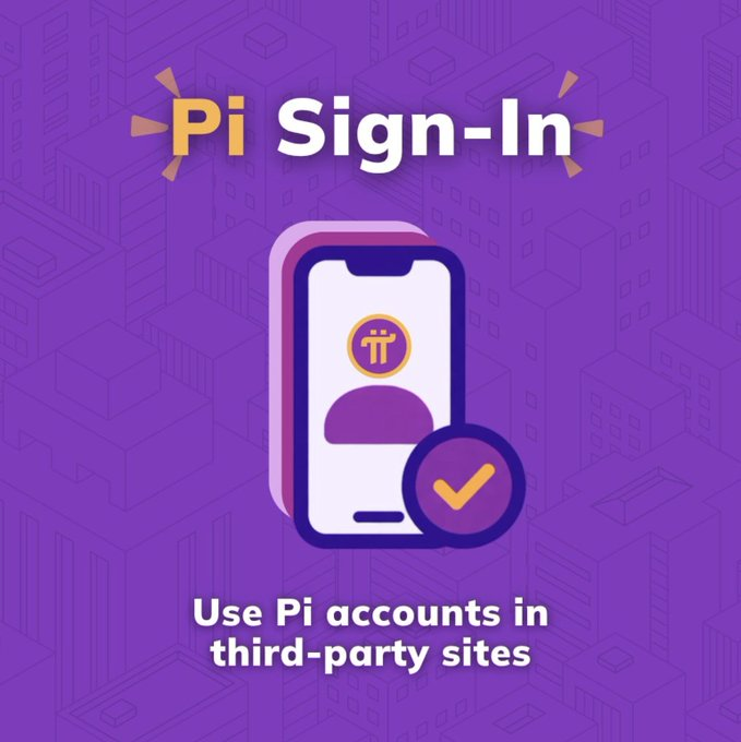 PiNewsMedia's tweet photo. 💜LATEST: #PiNetwork has rolled out Pi Sign-in, making it easier for users to securely access external services and third-party applications with their Pi credentials. https://t.co/kqrDGALeZg