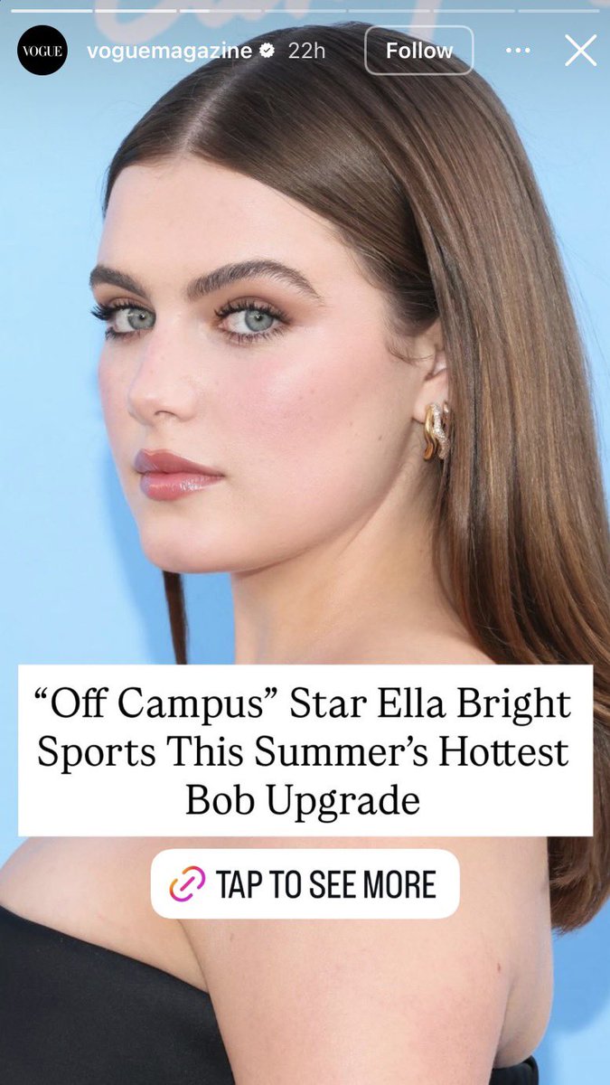 unwcllsy's tweet photo. ella bright you’re a vogue darling! https://t.co/EzgzuYUrGh