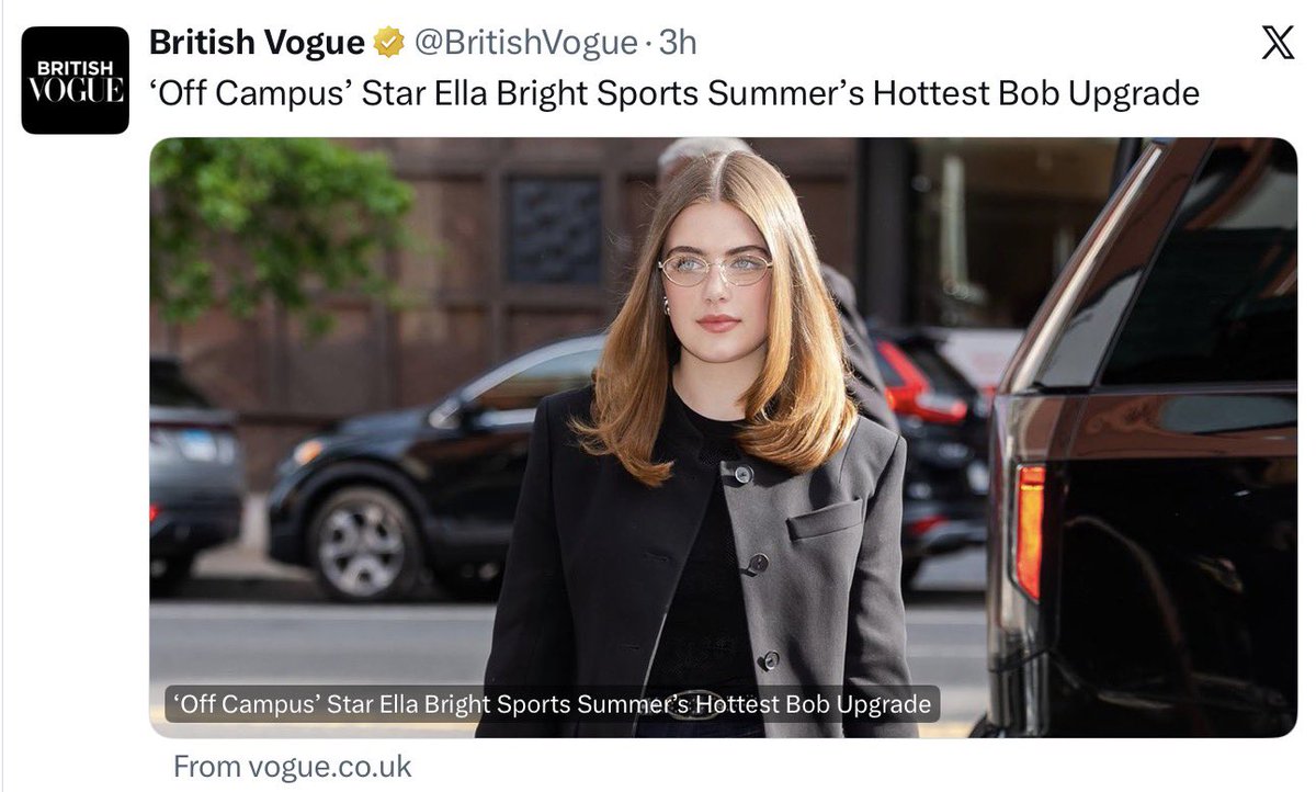 unwcllsy's tweet photo. ella bright you’re a vogue darling! https://t.co/EzgzuYUrGh