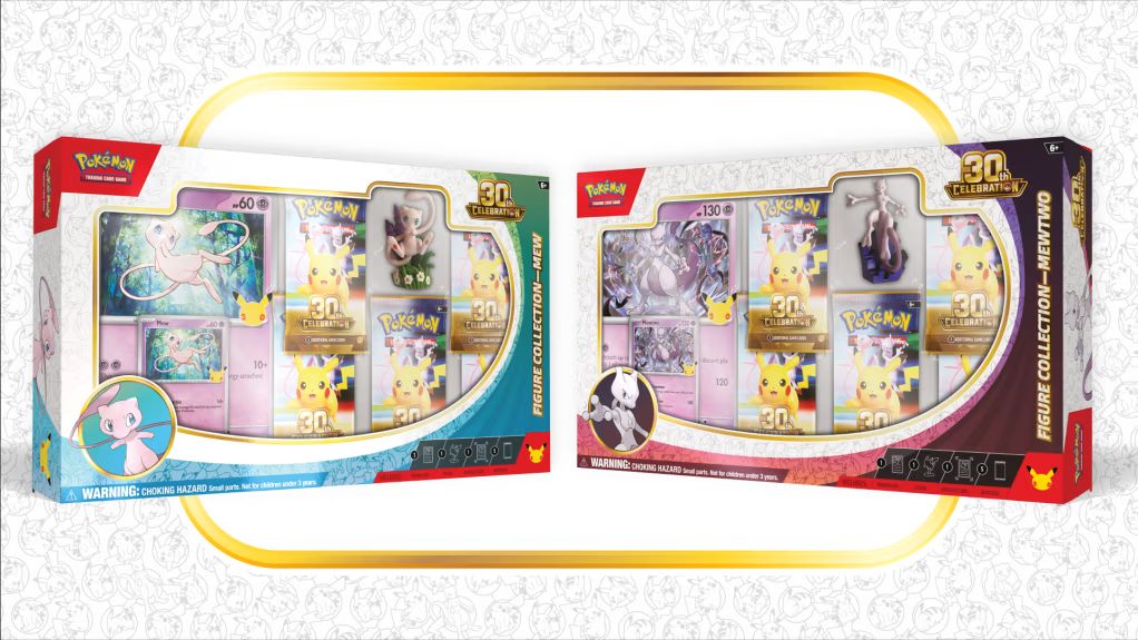 Pokekalos's tweet photo. Aperçu des coffrets collection avec figurine des 30 ans du JCC Pokémon. Sortie prévue le 6 novembre 2026 en France https://t.co/NI7cF3npa6
