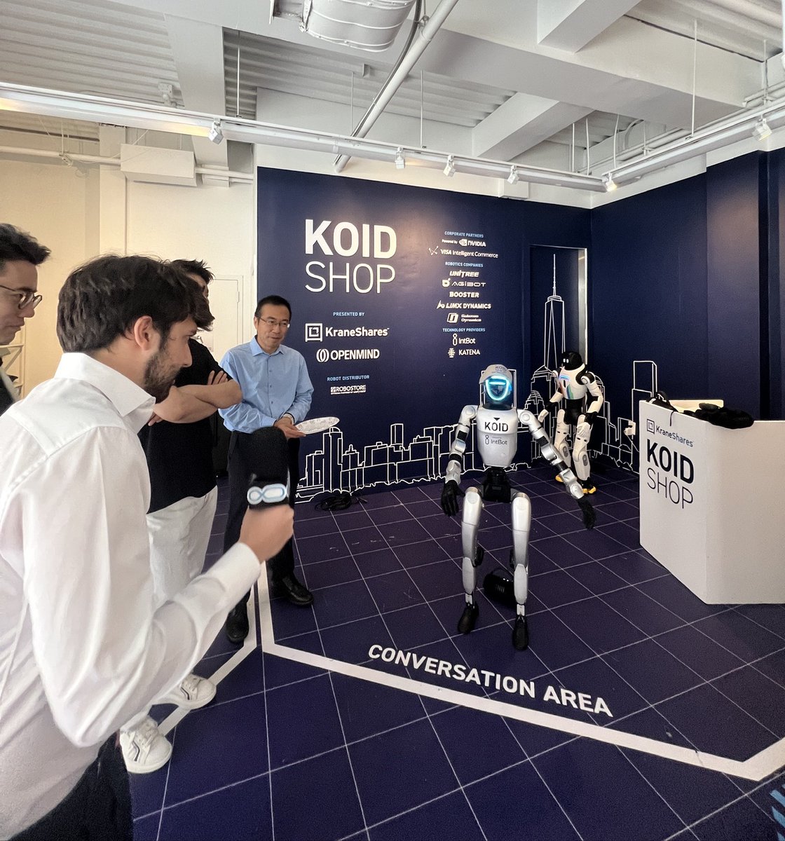 OpenAssetsInc's tweet photo. New York got its first ever humanoid robot storefront this past weekend, and we made sure to stop by.

Our friends at @KraneShares and @openmind_agi brought the KOID Shop to SoHo, alongside @nvidia and a strong lineup of humanoid robotics teams, with visitors able to meet and interact with the platforms up close.

Congratulations to the KraneShares and OpenMind teams on putting it together!