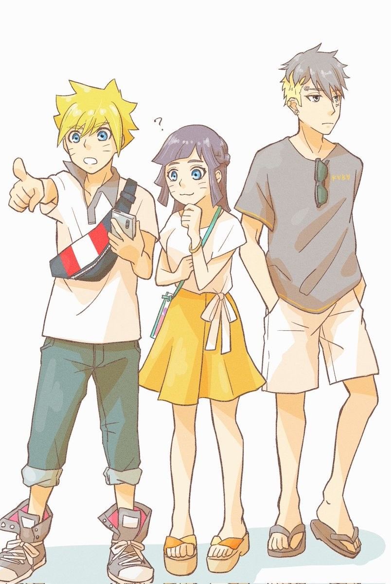 Yely_92I's tweet photo. BORUTO       HIMAWARI            KAWAKI  BIG 3 https://t.co/EkLVYkQkCo