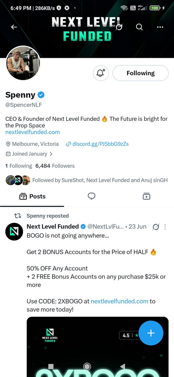 th_e_on_e's tweet photo. @SpencerNLF @NextLvlFunded It's done https://t.co/NMMhTbqTiR