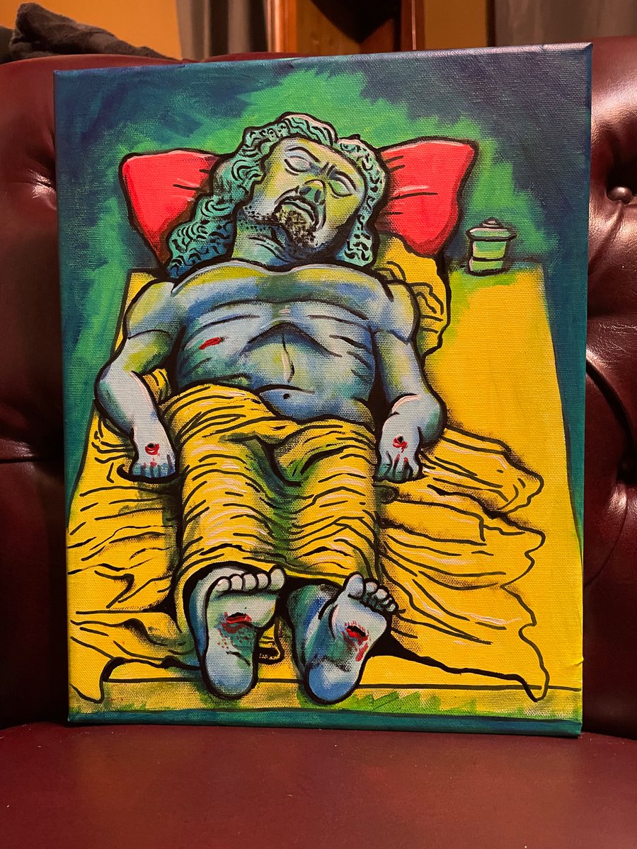 SoloMonk256's tweet photo. tomorrow, july 1st, is my 40th bday. not saying you should, but if ya got it, consider throwing  some change in my digital coffers. for abt 13 bucks I can buy 10 canvas. here's the recent ones from this week.

pp: arcadiaartmedia@gmail.com 
ca: $solomonk256 https://t.co/IoxRsRgvxv