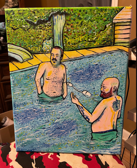 SoloMonk256's tweet photo. tomorrow, july 1st, is my 40th bday. not saying you should, but if ya got it, consider throwing  some change in my digital coffers. for abt 13 bucks I can buy 10 canvas. here's the recent ones from this week.

pp: arcadiaartmedia@gmail.com 
ca: $solomonk256 https://t.co/IoxRsRgvxv