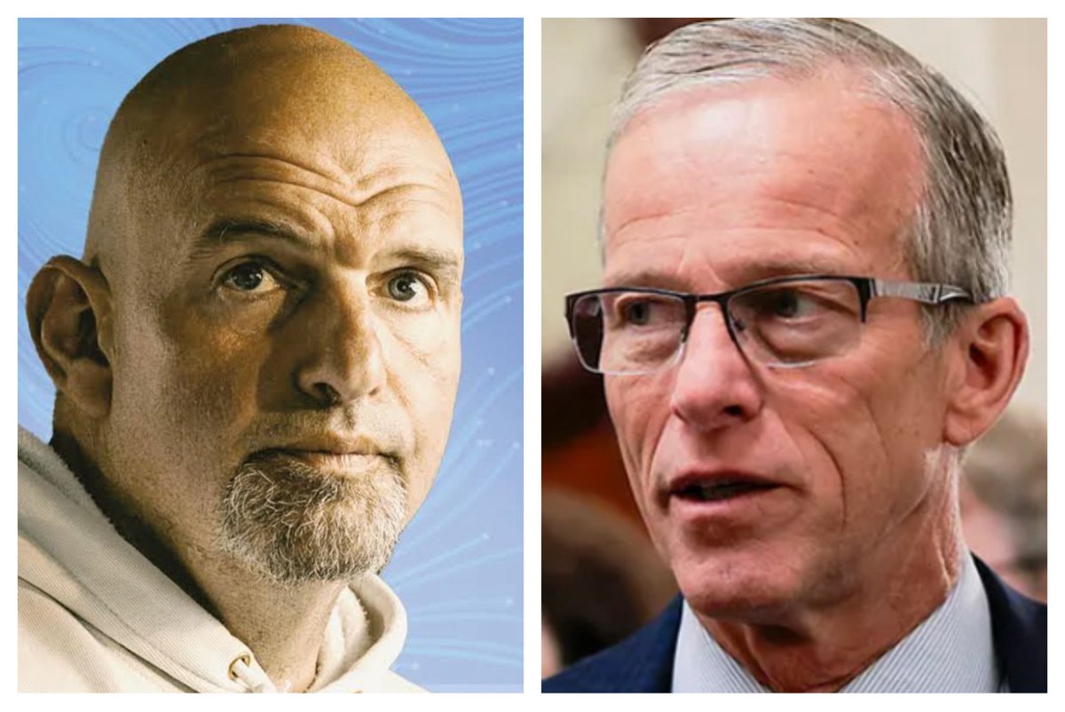 jtd_gameon12's tweet photo. Good Morning Patriots!!!🇺🇸
   Do you realize Democrat Senator John Fetterman has done more to advance Republican causes than the Leader of the Senate, Republican  John Thune has. 
   Fact Checked ✔️ https://t.co/LlvfhDzmR5