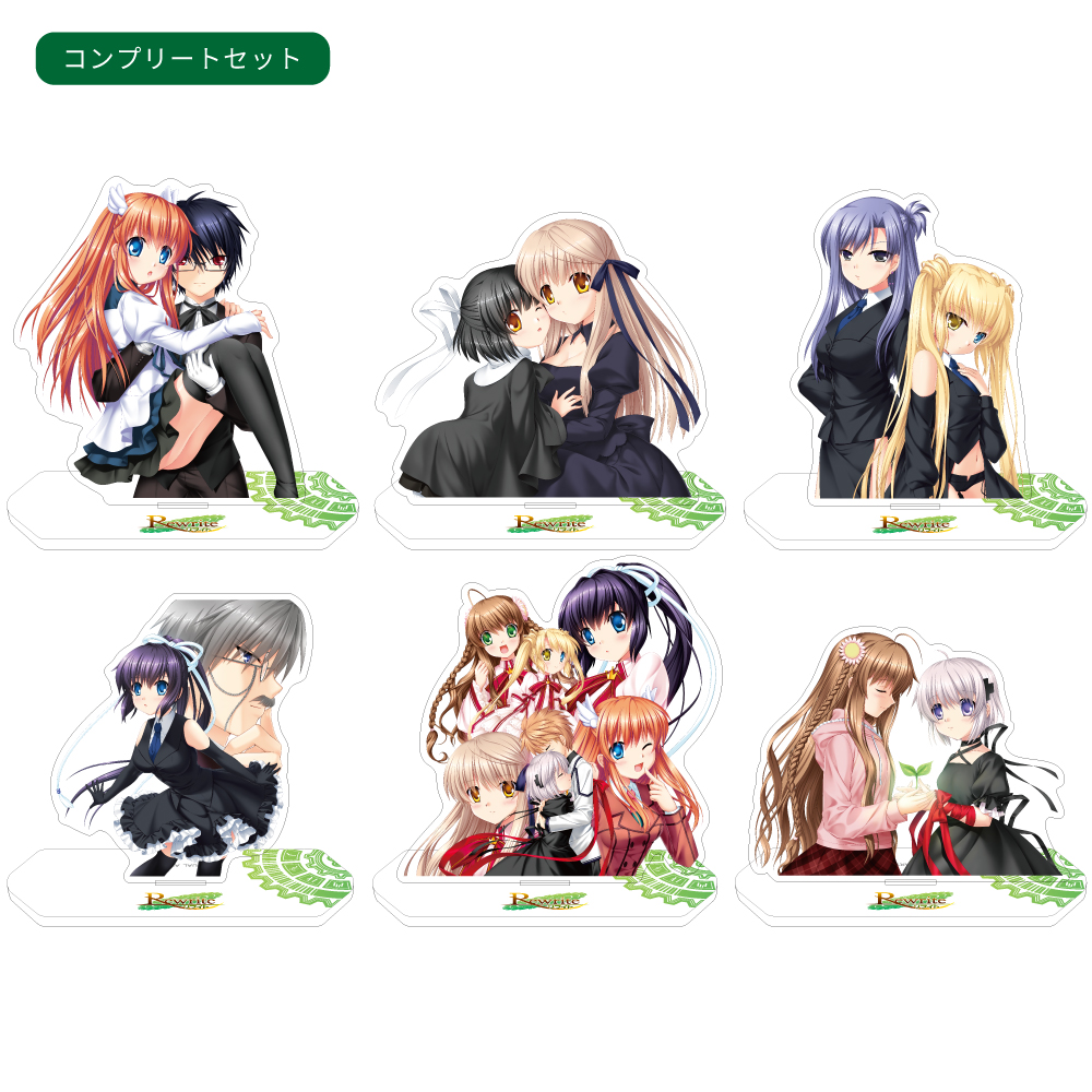 引退品 rewrite アクリルフィギュア セットkey VA STORE出張所 inアニメイト秋葉原】 『Rewrite』アクリルフィギュア