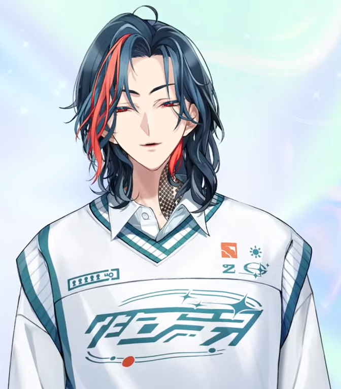 red_1ight's tweet photo. 顔が良い
いつもは髪サラサラって感じだけどこの衣装だとふわっふわしてる🔑🐍 https://t.co/V3CR3TIzr1