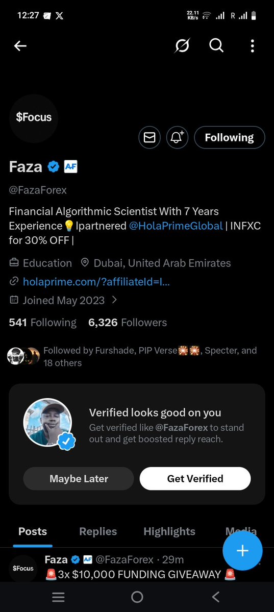 IsmeGodson's tweet photo. @Usmanfx__ @fxifycom @ManjabsFx @_Ktradez @MR_EUR0 @dangadofx @winwithbennie @pro_pips1 
@novvciax 
@tradericch 
@Armaan83876 
Done 👍✅ https://t.co/DaHxesMHC6