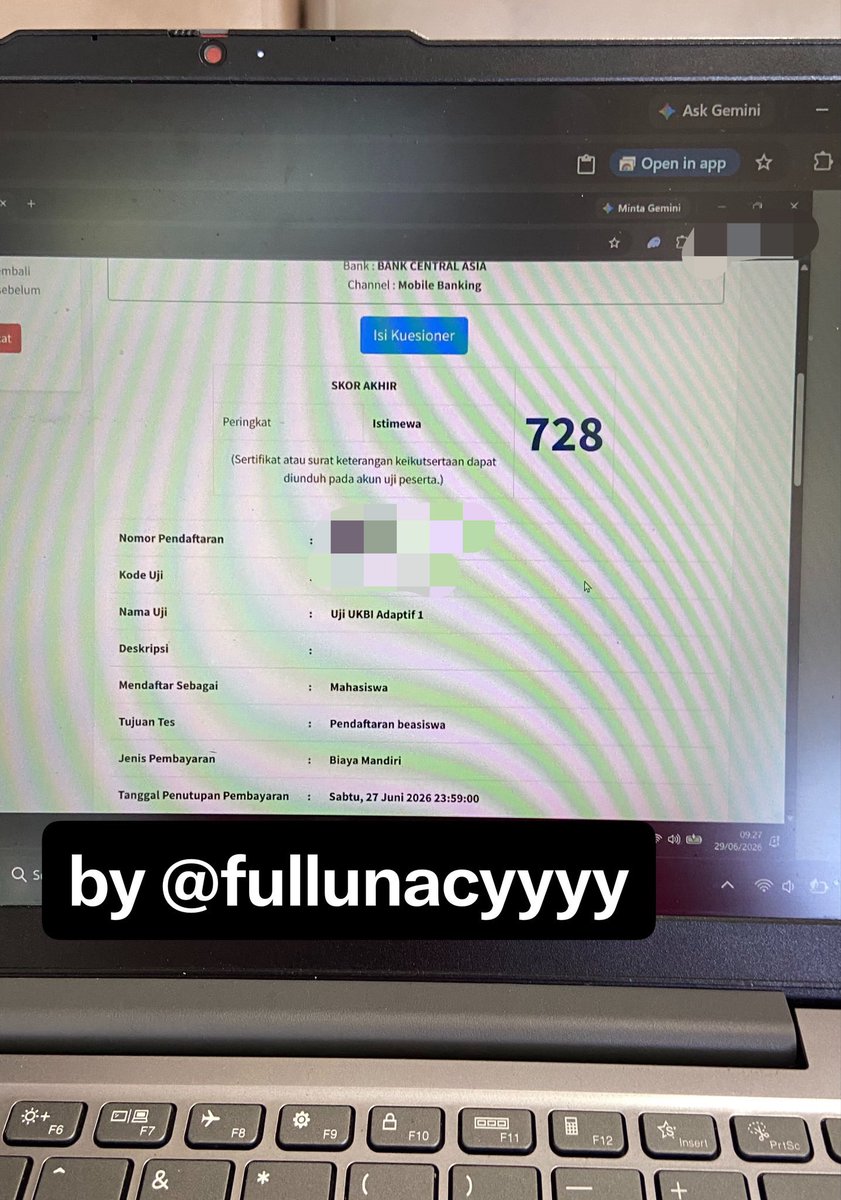 fullunacy's tweet photo. masih readyyy joki UKBI (Uji Kemahiran Berbahasa Indonesia) bulan juli, lulusan sastra indonesia, certified skor 650+. atau joki tugas/ujian bahasa sastra indo lain jg bs. reply aja atau chat https://t.co/bwd2x4BH7x

#jokitugas #joktug #zonaba #zonauangᅠᅠᅠ https://t.co/nvggZPqa8V