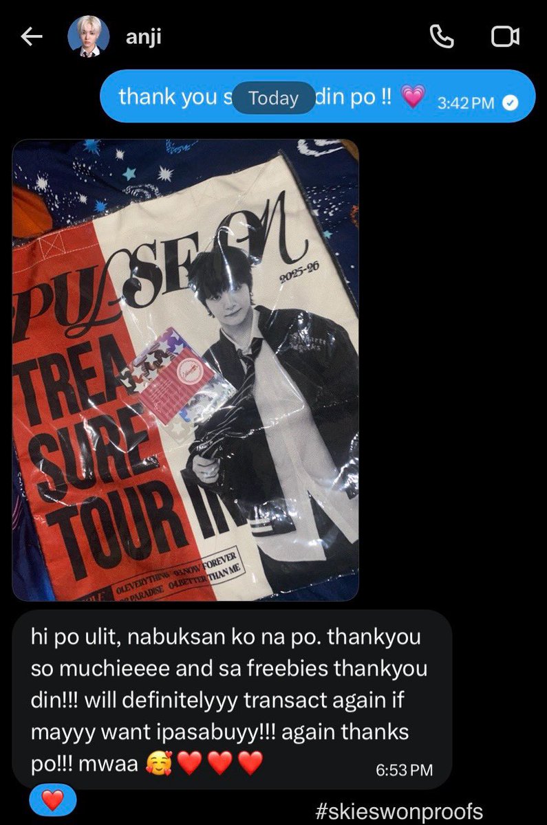 skieswonstore's tweet photo. 💌 #skieswonproofs 

Feedbacks for today! Thank you very much for trusting us with your pasabuys! 💗✨ https://t.co/LqV5t6iFa5