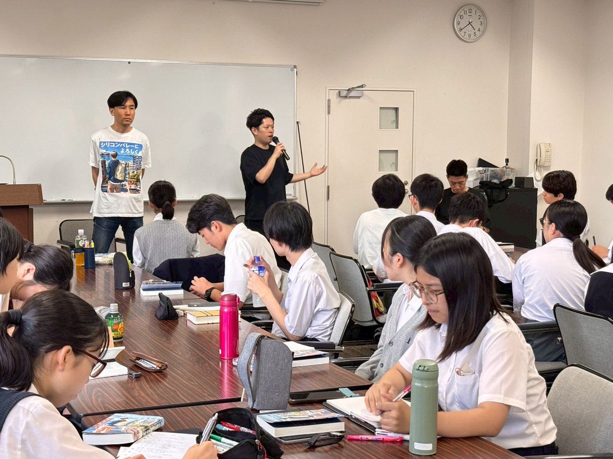 今度は日比谷高校でお話ししてきました！今回も、生徒の皆さんに感動