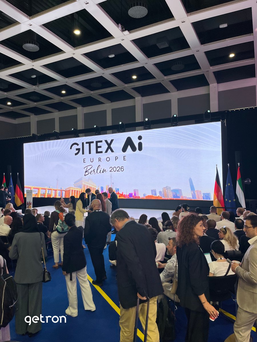 GetronCorp's tweet photo. Getron's Chief Business Officer, Prof. Dr. Engin Yesil, is in #Berlin today for @GITEXEUROPE 2026.
If you're at #GITEX and want to talk, drop us a message. Always up for a real conversation.👋
#Getron #GetronAIServices #GitexAIEurope https://t.co/T65Iqzc3o0