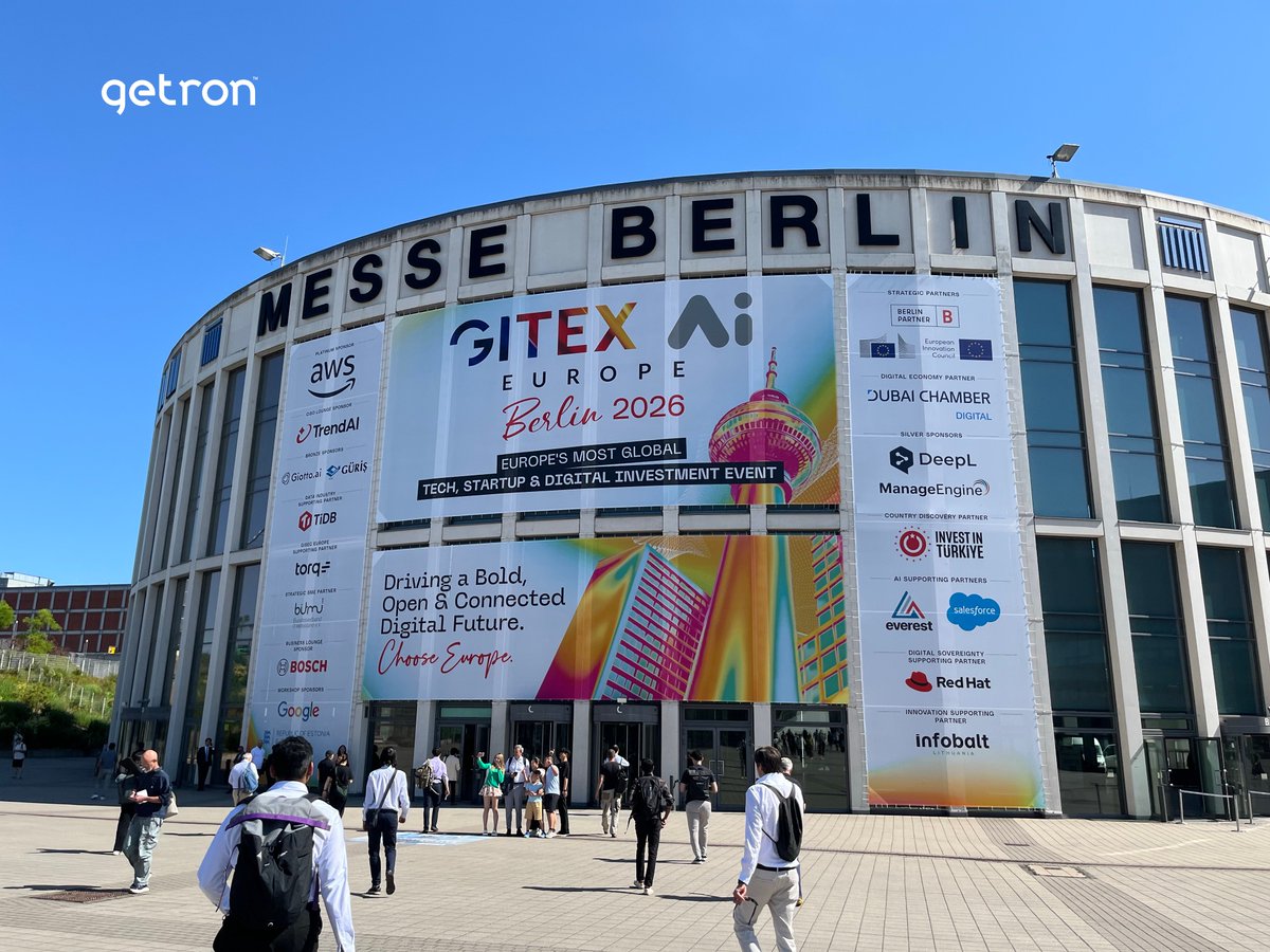 GetronCorp's tweet photo. Getron's Chief Business Officer, Prof. Dr. Engin Yesil, is in #Berlin today for @GITEXEUROPE 2026.
If you're at #GITEX and want to talk, drop us a message. Always up for a real conversation.👋
#Getron #GetronAIServices #GitexAIEurope https://t.co/T65Iqzc3o0