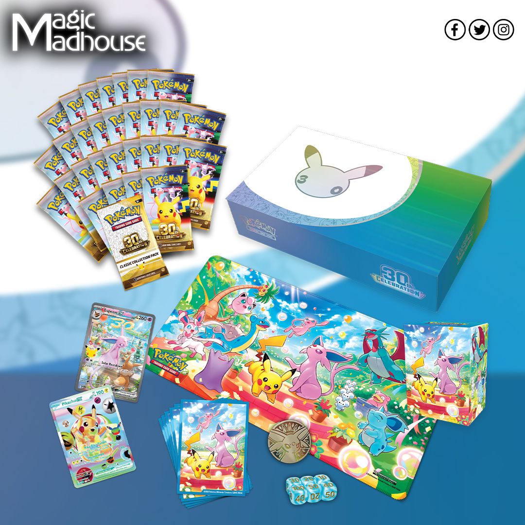magicmadhouse's tweet photo. Pokemon 30th Celebration Ultra Premium Collection (Day)  has been REVEALED!!! https://t.co/qjsDHoOq2B