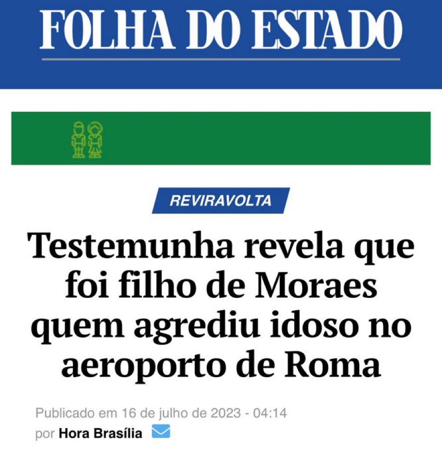 lavemowill's tweet photo. E o Folha do Estado que depois desta matéria, removeu ela do ar com meses de diferença?

Absurdo achar que houve intimidação na redação. https://t.co/isFVlFlG7v