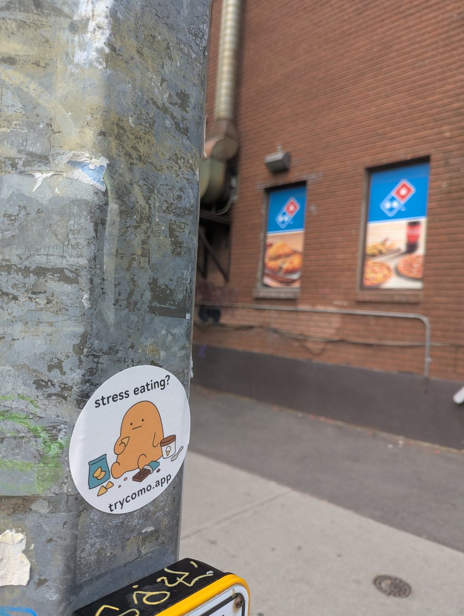 tloz_tlotr's tweet photo. Optimizing sticker placements.
Using @trycomoapp or stress eating at @dominos 
#startup #StressEating https://t.co/aW8DH29Bhy