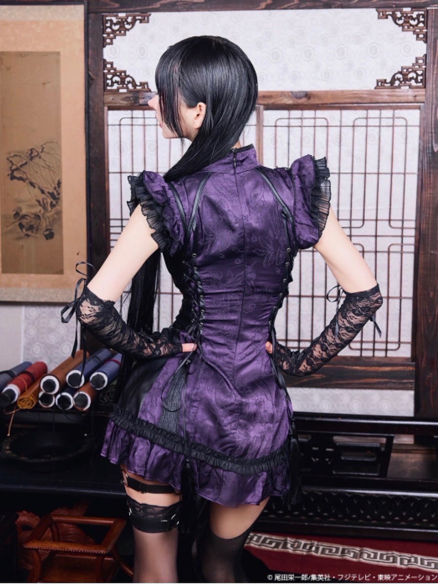 QOOZA_JP's tweet photo. 🖤ONE PIECE × QOOZA💜
BOA.HANCOCK CHINA DRESS https://t.co/WdG9NbxF8K