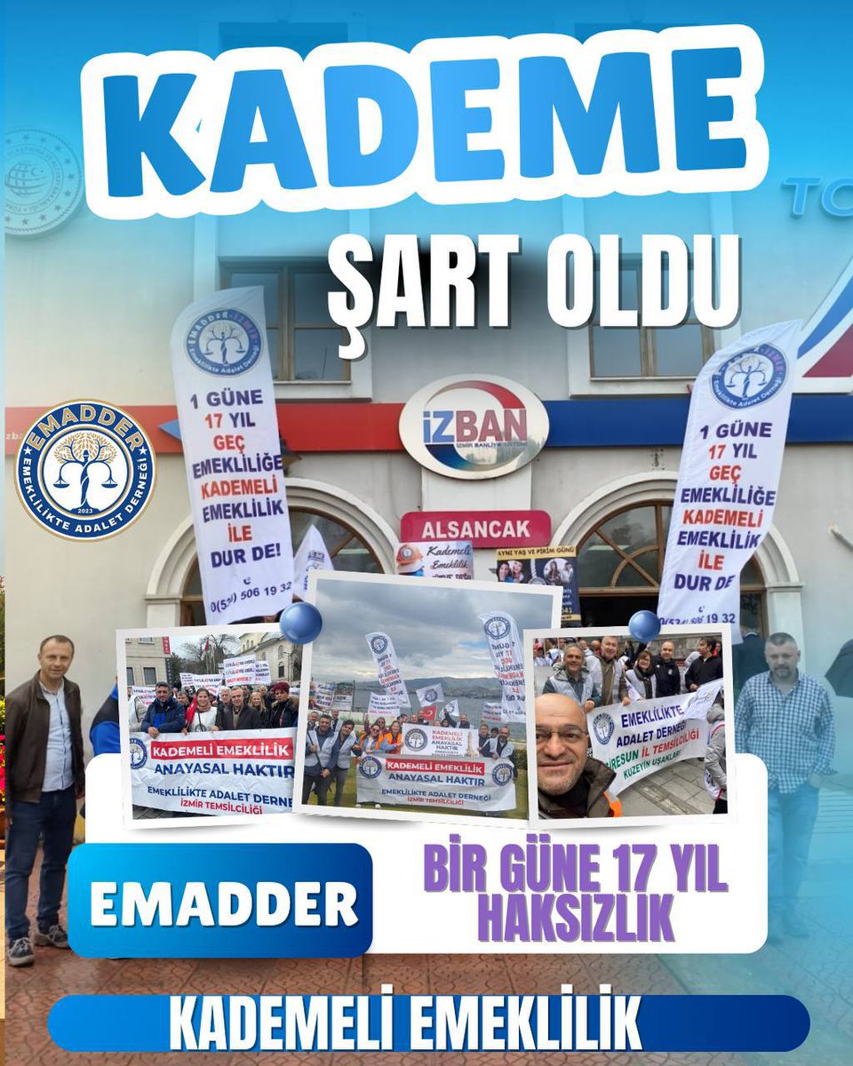 slhcnisilcan's tweet photo. @mihribanugurluu @EmadDernegi Bugün sessiz kalanlar, yarın bu mağduriyetin daha da büyüdüğünü görecek. 
Adil bir düzen için, verilen sözlerin yerine gelmesi için tek çağrımız var: Kademe Şart Oldu!

@EmadDernegi
#KademeŞartOldu https://t.co/2bP9YbZEsI