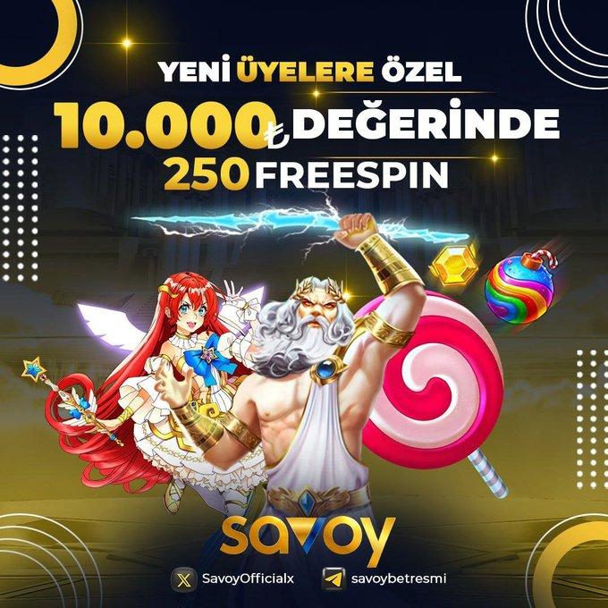 SavoyOfficialx's tweet photo. 👉 SAVOY GİRİŞ: https://t.co/iuIue72r0S

🤑 Yeni üyelere özel 10.000₺ değerinde 250 FREESPIN DENEME BONUSU ile 🎰 şansını dene! ⚡️

💰 Savoybetting'te heyecan ve  kazanç hiç bitmez 💲

Slot, casino ve bahis dünyasının kapılarını 😍 deneyim ile arala

#denemebonusuverensiteler https://t.co/hF7Q4ELDvB