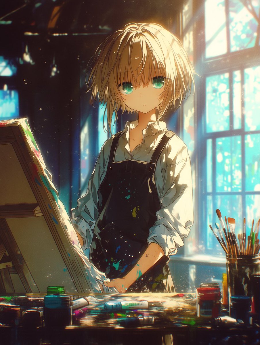 mugi_AI_Art's tweet photo. 【ゆる募】
#全力リムライト
期間：今から明日23時59分まで
強くても弱くてもご自身のイラストに影響を与えそうな全力リムライトを見せてください(*´∀｀*) https://t.co/HGYxFXEIpN