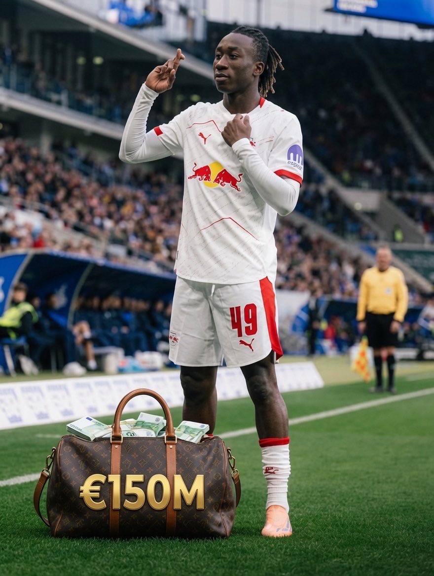 TheKopoholic's tweet photo. 🚨🚨| BREAKING: RB Leipzig have set a staggering price tag of more than €150M for  Yan Diomande.

[@BBCSport] https://t.co/W6jMn312Ue