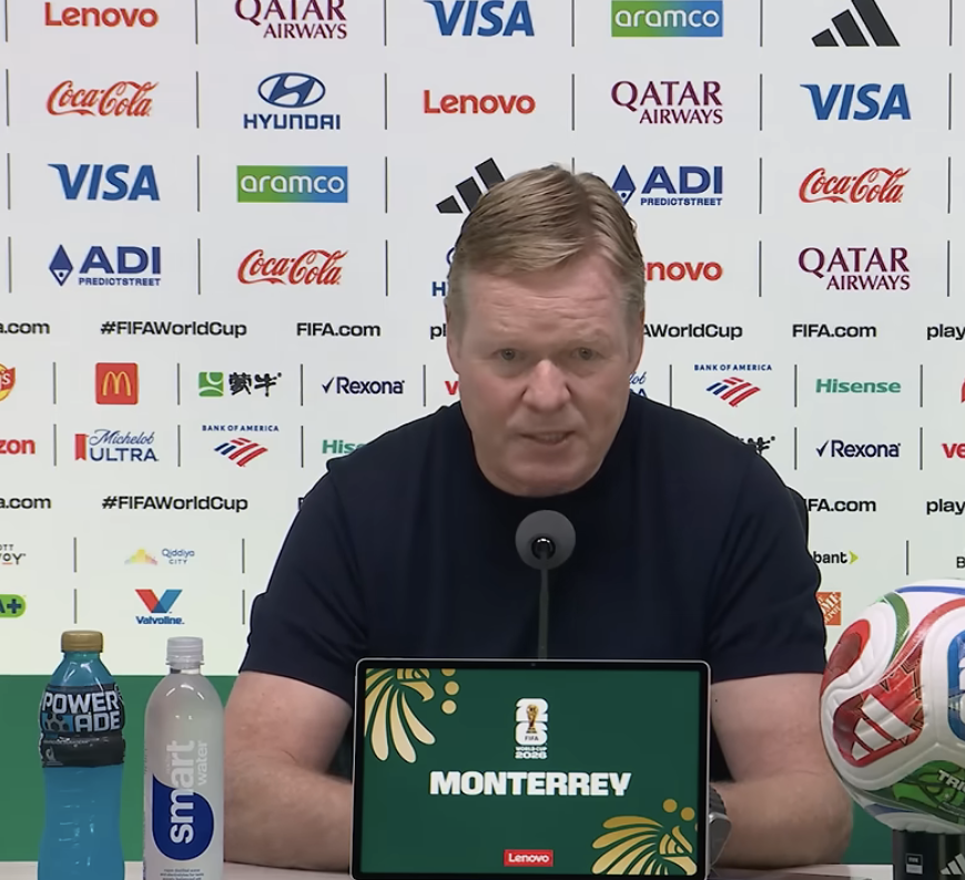 TouchlineX's tweet photo. 🚨🗣️ 𝗡𝗘𝗪: Koeman: "People can say whatever they want. I am getting slaughtered for choosing a system with 5 defenders but let me tell you this...

"If I didn't choose this system, we wouldn't even have made it to extra time." https://t.co/kXNVHJGRdR