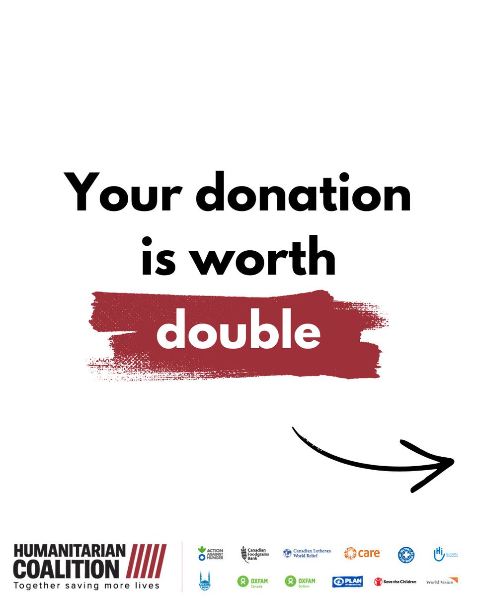 humcoalition's tweet photo. Breaking news! Individual donations to our Venezuela Earthquake Response will be matched by the Government of Canada. 

Donate today to double your impact. 

👉 https://t.co/pyn9CgKsuU 

If you’ve already supported our response, don’t worry – gifts made since June 25th are still eligible to be matched.  

@CanadaDev 
@acfcanada 
@CanLWR 
@carecanada 
@Foodgrains 
@HI_Canada 
@IRCanada 
@MdMCanada 
@OxfamQuebec 
@OxfamCanada 
@PlanCanada 
@SaveChildrenCan 
@worldvisioncan

#VenezuelaEarthquake #DonationMatch #DoubleYourImpact #CanadaAid #HumanitarianAid #EmergencyRelief #TogetherForVenezuela