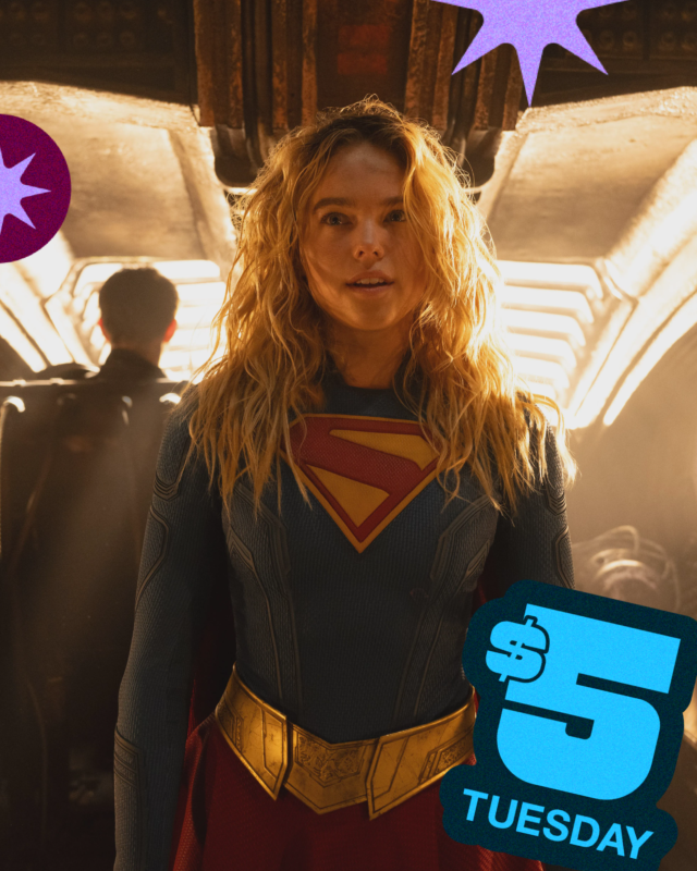evocinemas's tweet photo. Ready to feel SUPER this Tuesday? ❤️💙

Check out #Supergirl or any of our other films for only $5 TODAY! 🎟️: https://t.co/xF3VfIPR9G https://t.co/CJ2MvpjH94