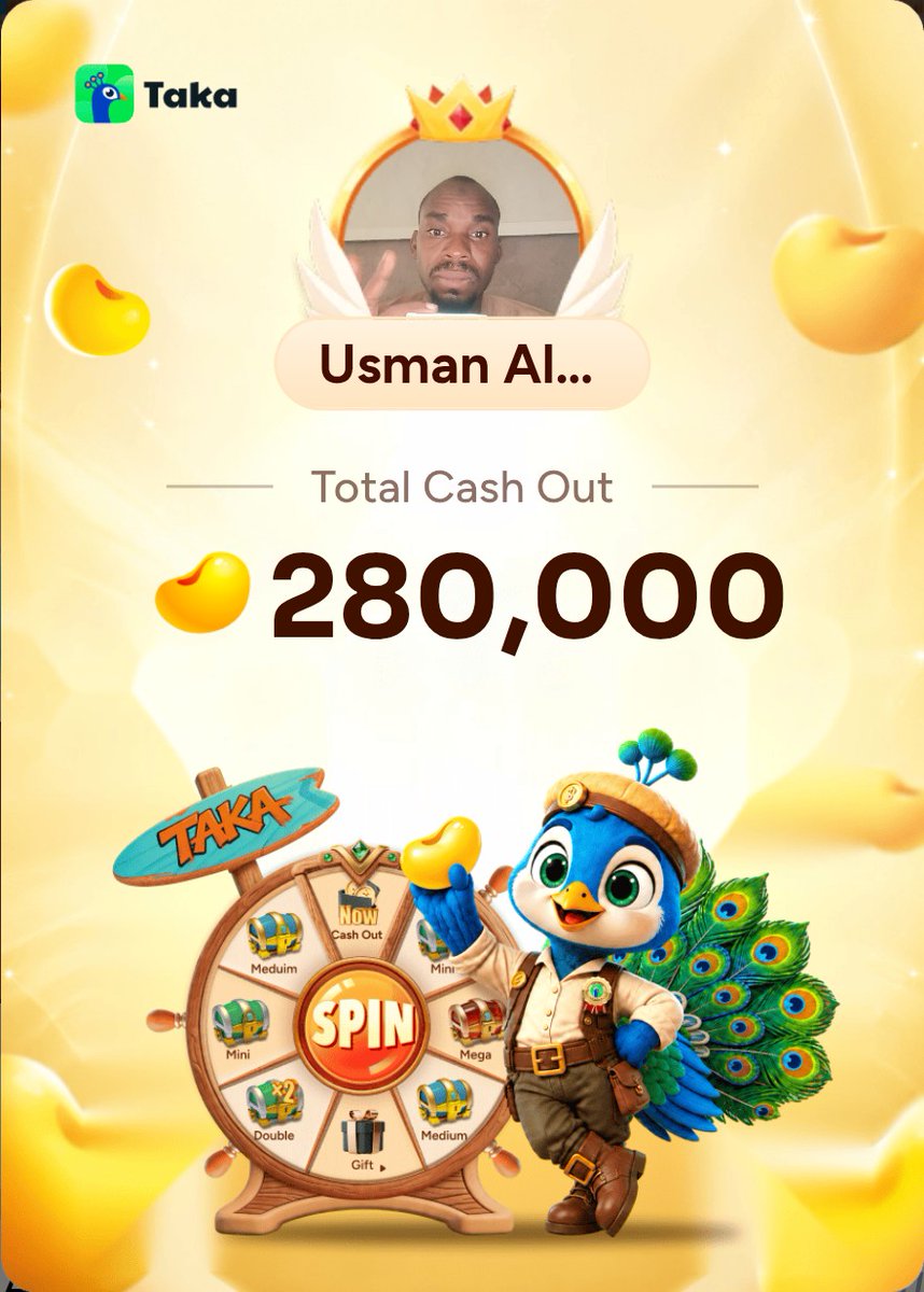 abbahusummcy96's tweet photo. 🔥 I just reached a total cash out of 280,000 on Taka! Consistency beats luck. If you've been thinking about joining, now is the best time. Reply "INFO" and I'll show you how to get started. 👇
https://t.co/NJwnoneDdE https://t.co/vdTBV1T8x2