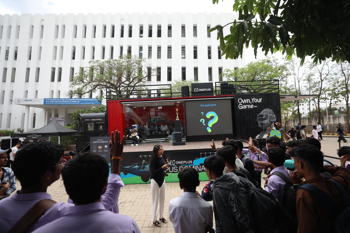 OnePlus_IN's tweet photo. If this is how Campus Dominate Season 3 kicks off, we're only getting warmed up.
See you at the next stop, Hyderabad.
Registrations are now open. Head to https://t.co/cHS4xy4slj and lock in your spot. https://t.co/Z9w0fK8AvP